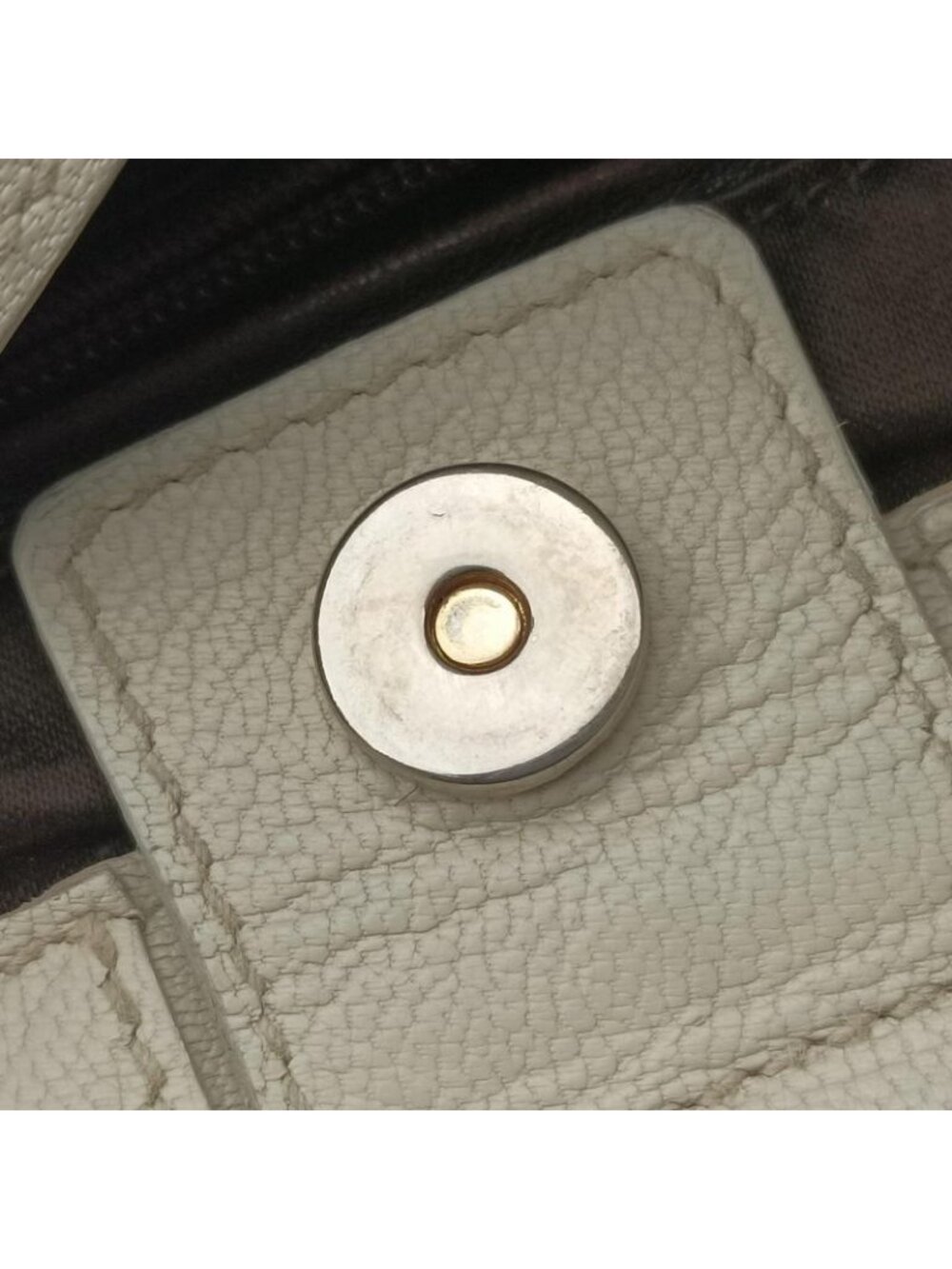 ★SOLD★ Saint Laurent Yves Laurentsaharienne White Leather Messenger Bag - Picture 12 of 15